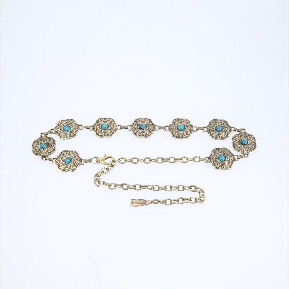 Cinto de Corrente Boho Ouro Velho 2