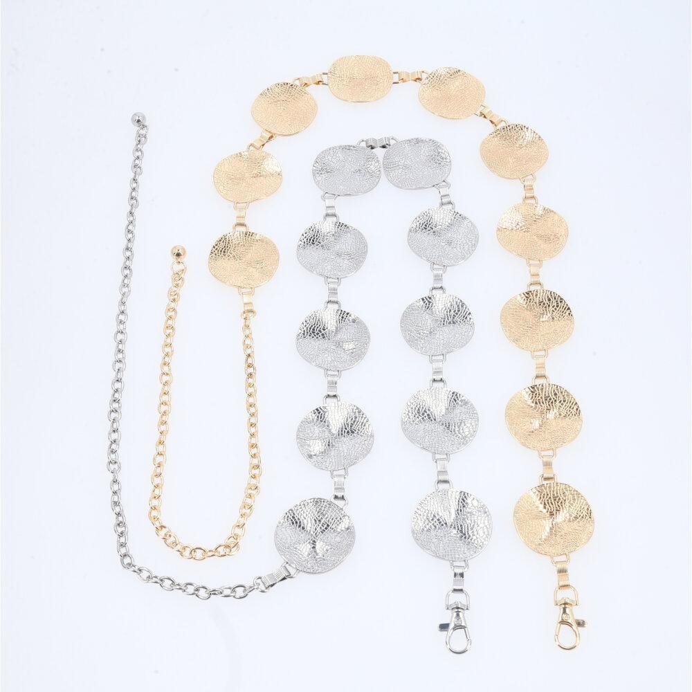 Cinto Feminino de Corrente  Prata 4