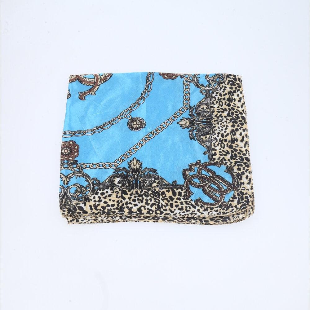 Lenço de Cetim Pequeno Azul 2