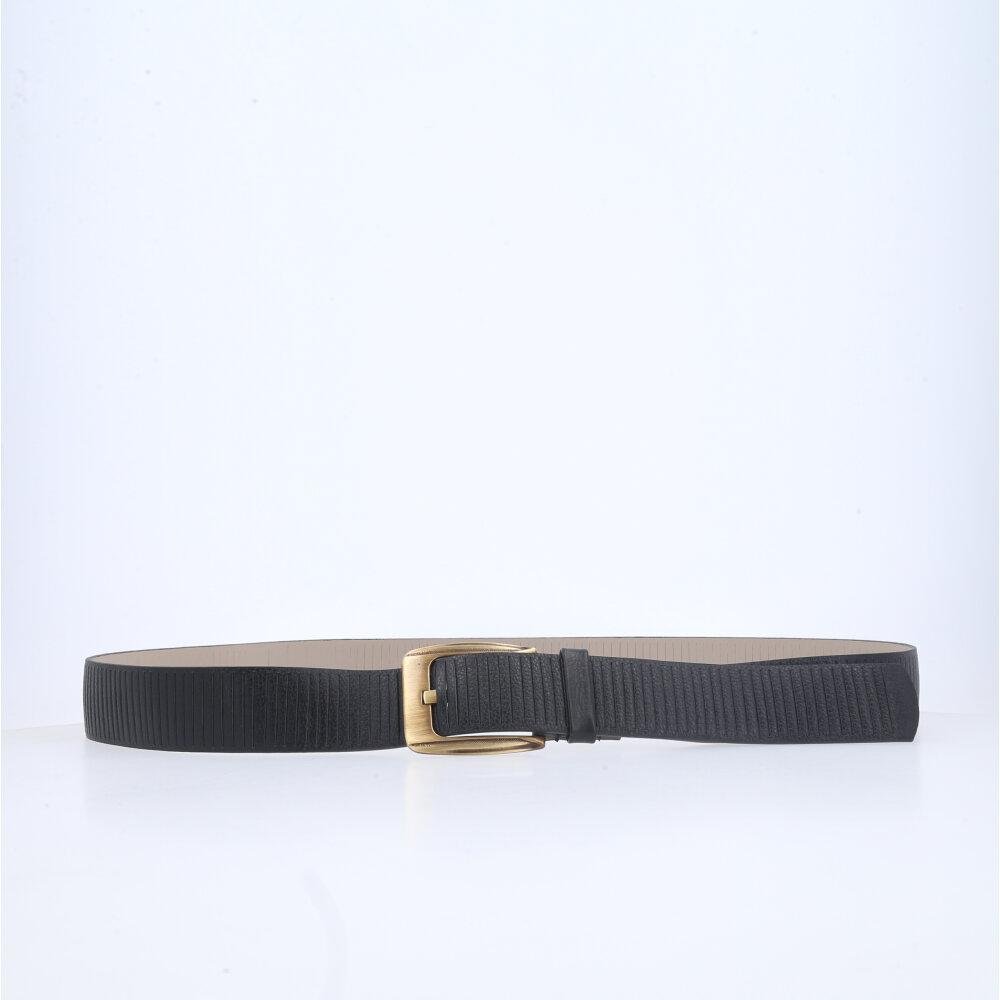 Cinto Feminino Plus Size de Couro Legítimo Preto 2