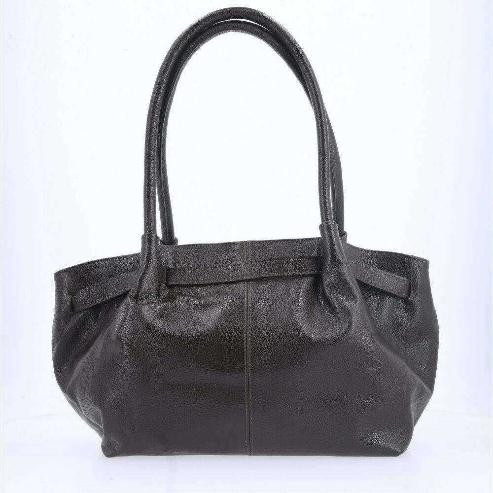 Bolsa Tote Feminina em Couro Marrom 2