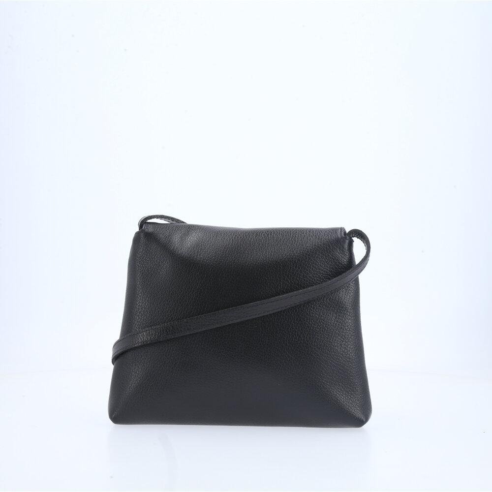 Bolsa Feminina de Couro com Alça Transversal Preto 2