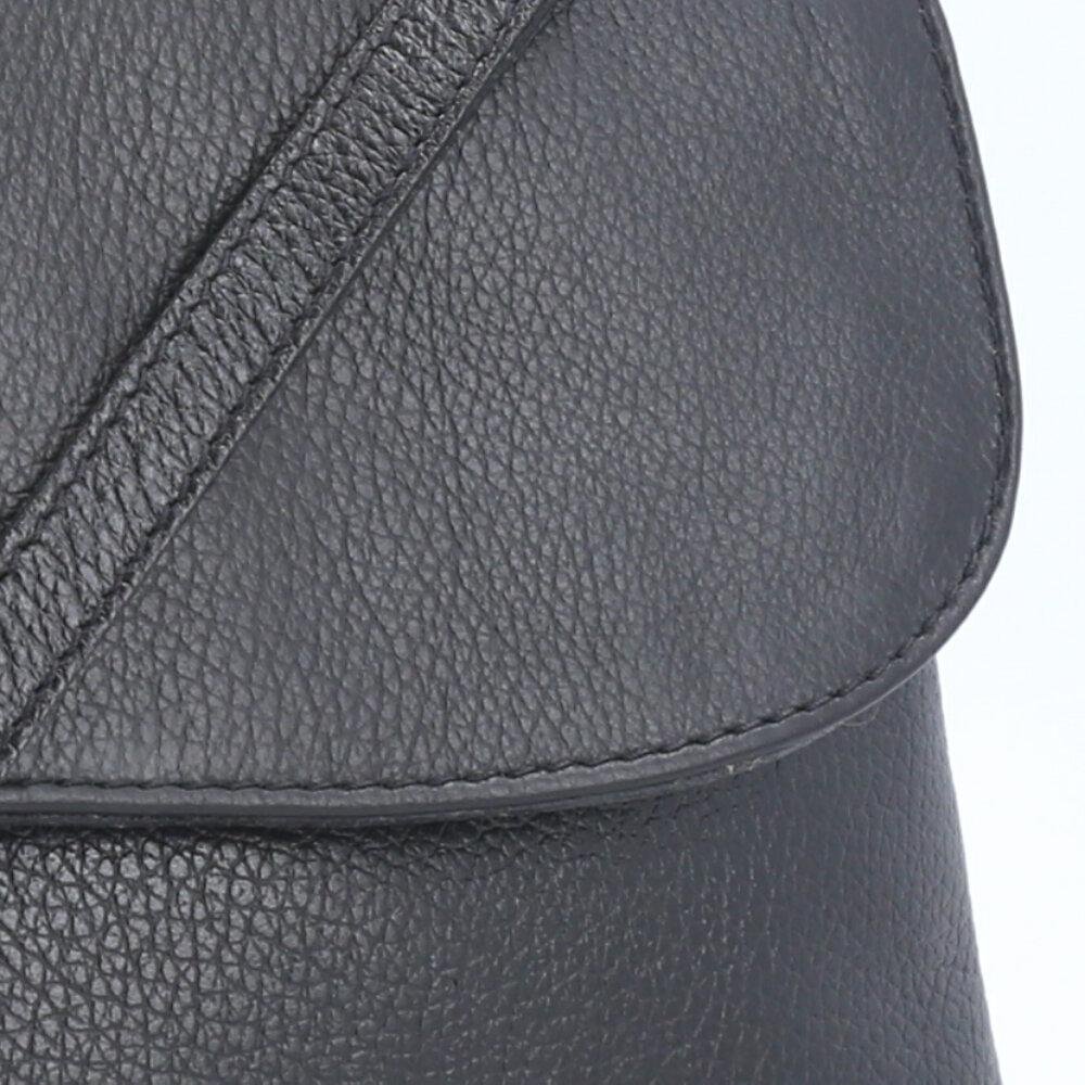 Bolsa Feminina de Couro com Alça Transversal Preto 3