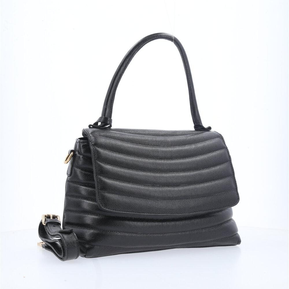 Bolsa Feminina de Couro Matelasse com alça Fixa