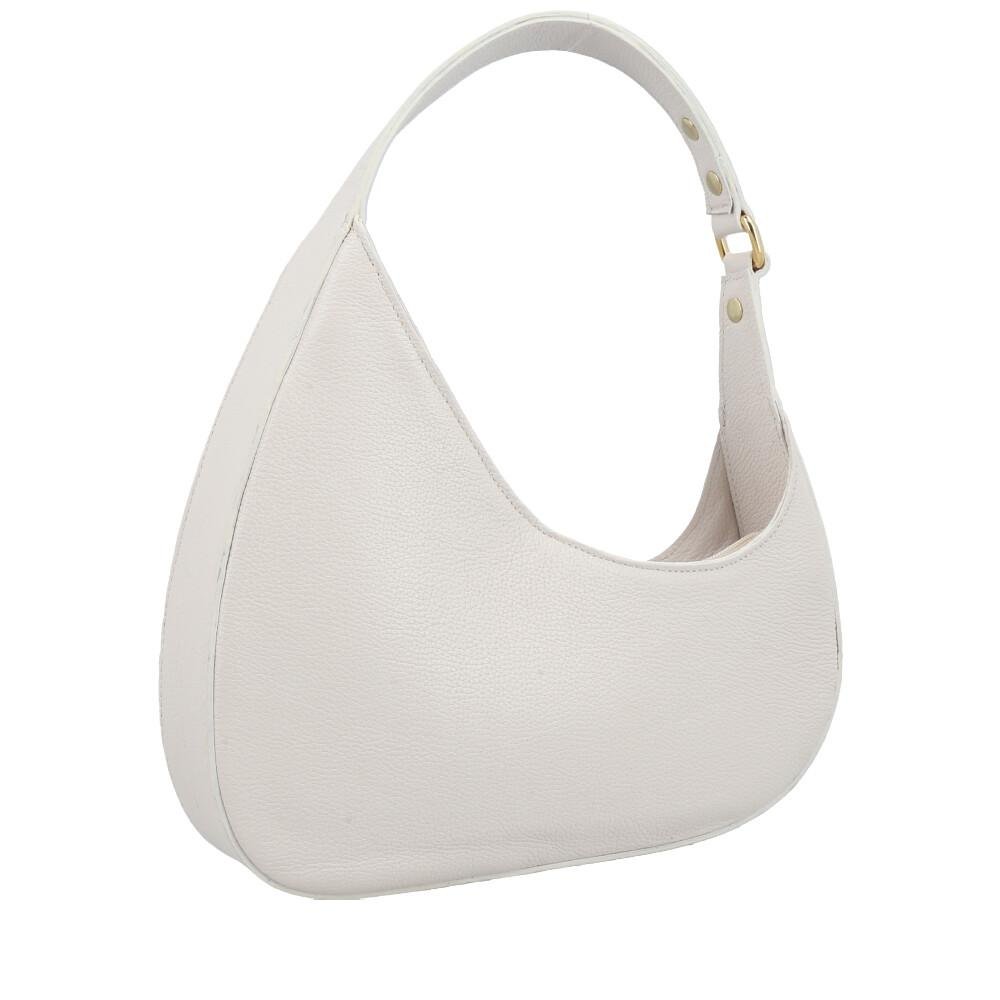 Bolsa Femnina de Couro Hobo Baguete 