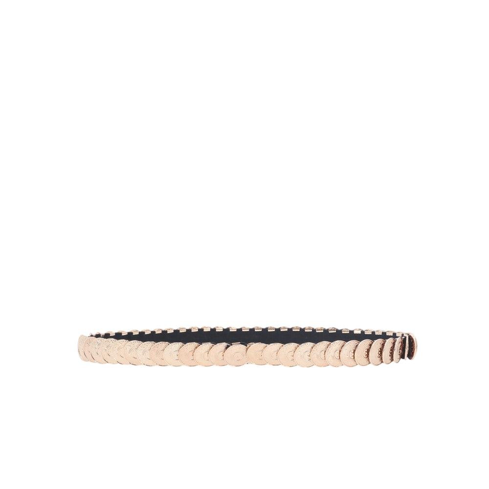 Cinto Feminino Moedas de Metal Ouro 1