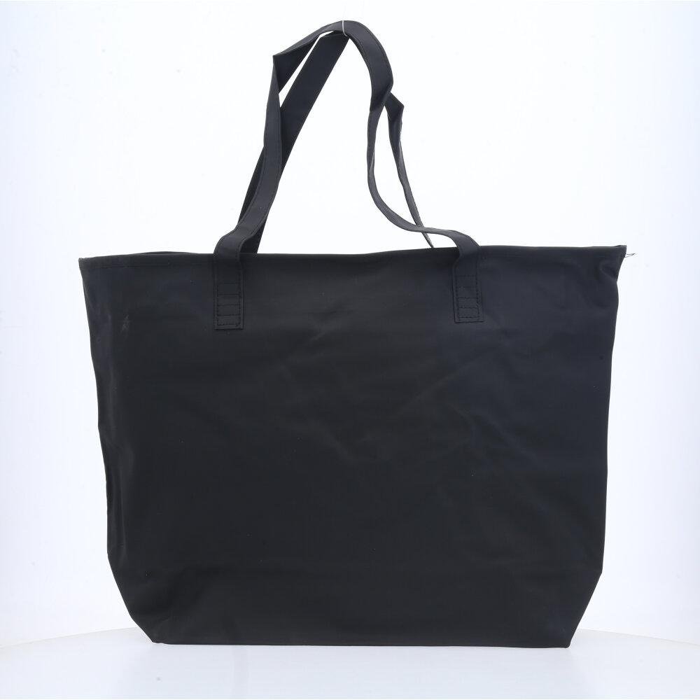 Bolsa de Silicone Feminina com Carteira de Mão Preto 2