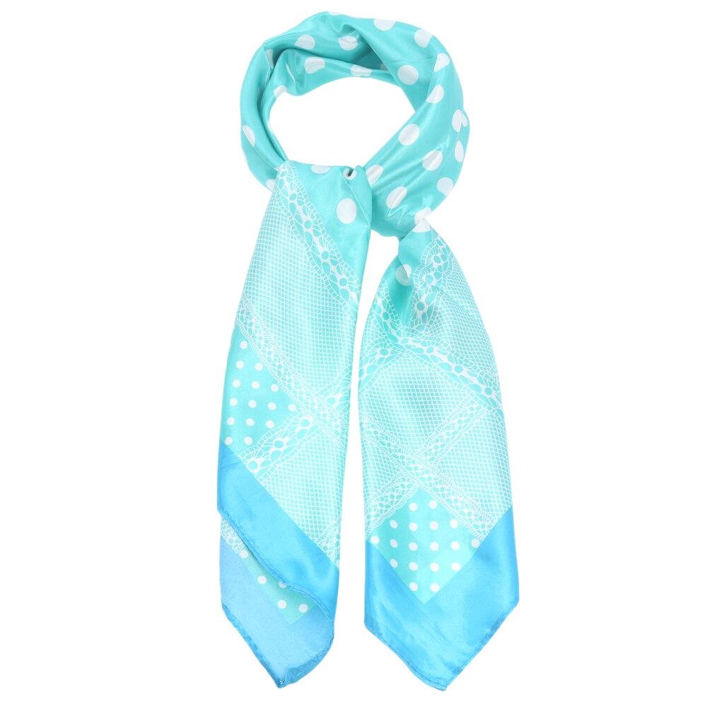 Lenço de Cetim com Poá