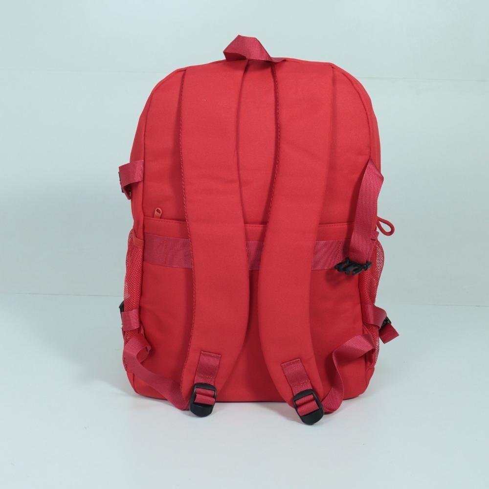 Mochila em Tecido com Organização Prática Vermelho 2