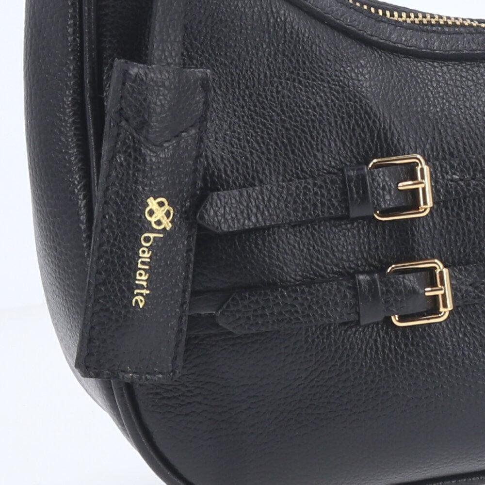 Bolsa Shoulder Feminina em Couro Preto 3