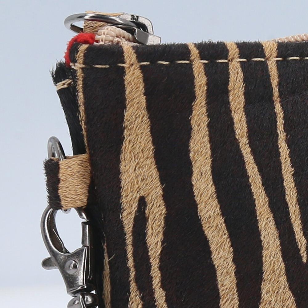 Bolsa de Couro Estilo Animal Print com Alça de Corrente Animal Print 3