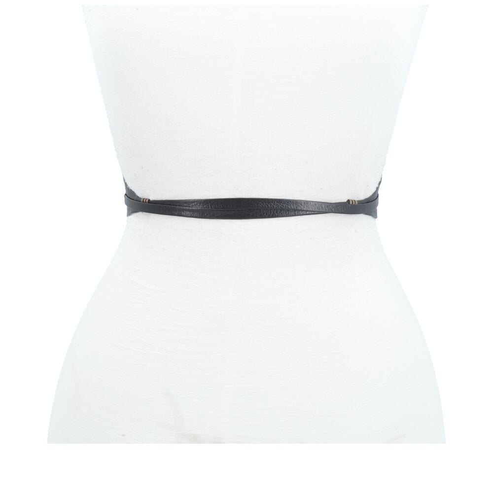 Cinto Faixa Sabrina de Couro Bauarte Preto 3