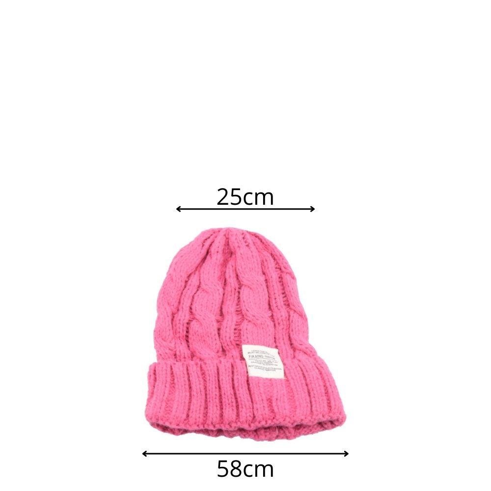 Touca de Lã Gil Bauarte Rosa 4