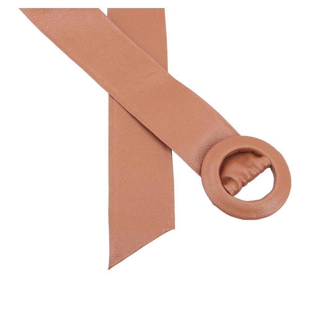 Cinto de Couro Faixa Helena Bauarte Caramelo 2