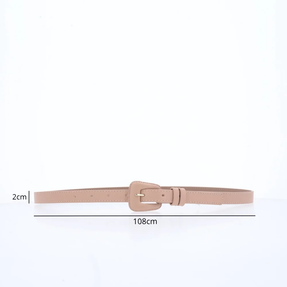 Cinto de Couro Magnólia Bauarte  Bege 3