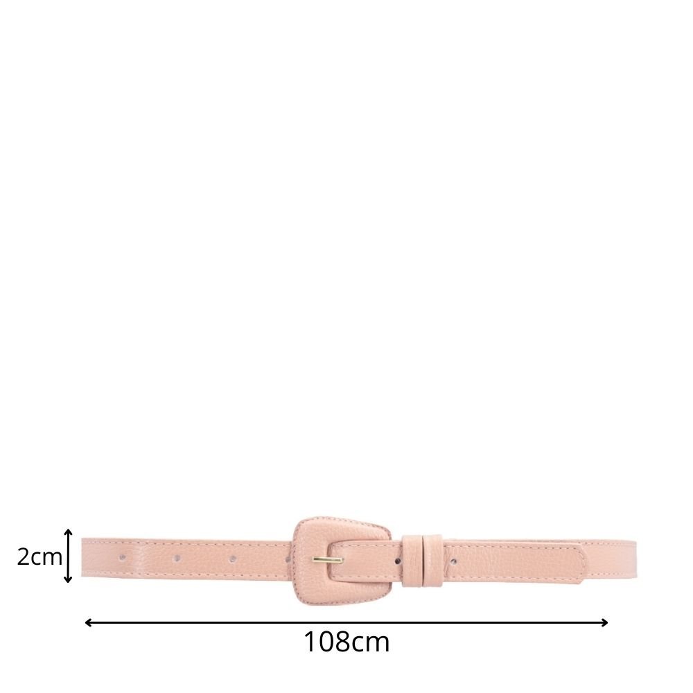 Cinto de Couro Magnólia Bauarte  Bege 4