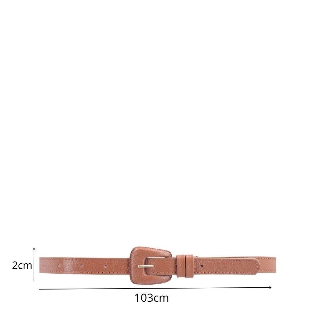 Cinto de Couro Magnólia Bauarte Marrom 4