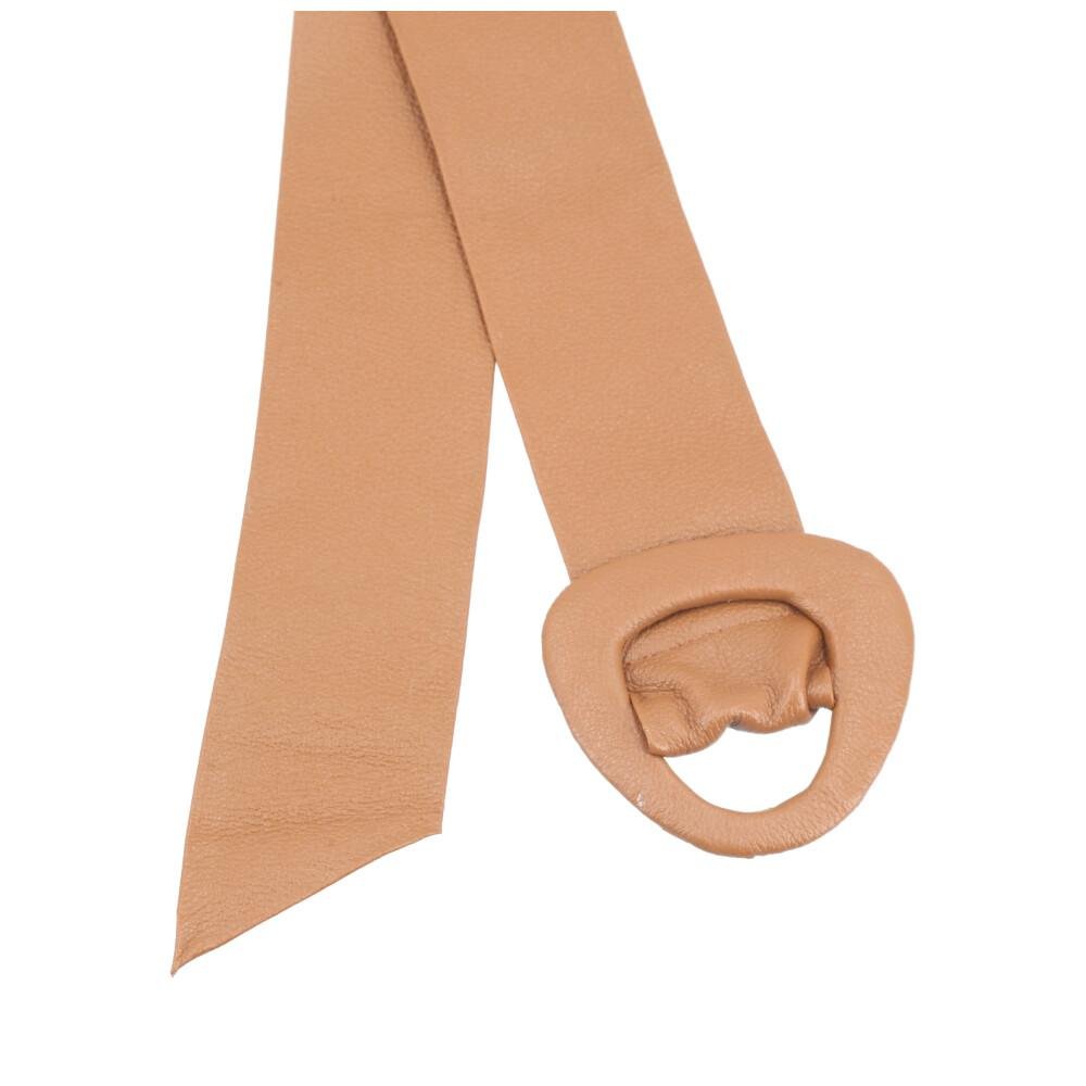 Cinto de Couro Faixa Maiara Bauarte Caramelo 2