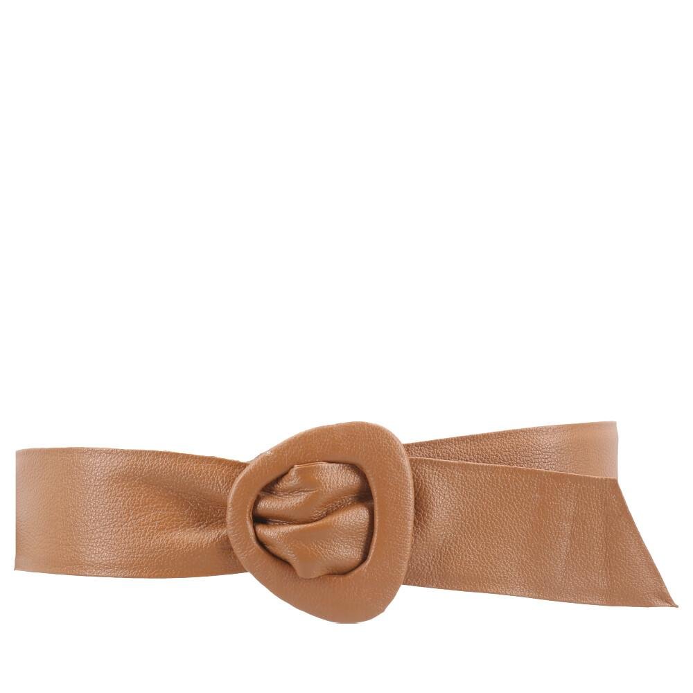 Cinto de Couro Faixa Maiara Bauarte Caramelo 3