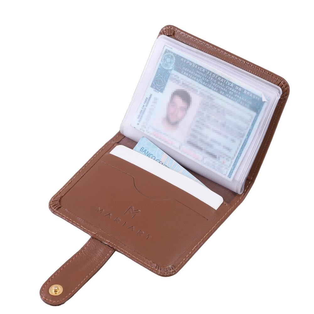 Carteira de Couro M.ART 90 Marrom 2