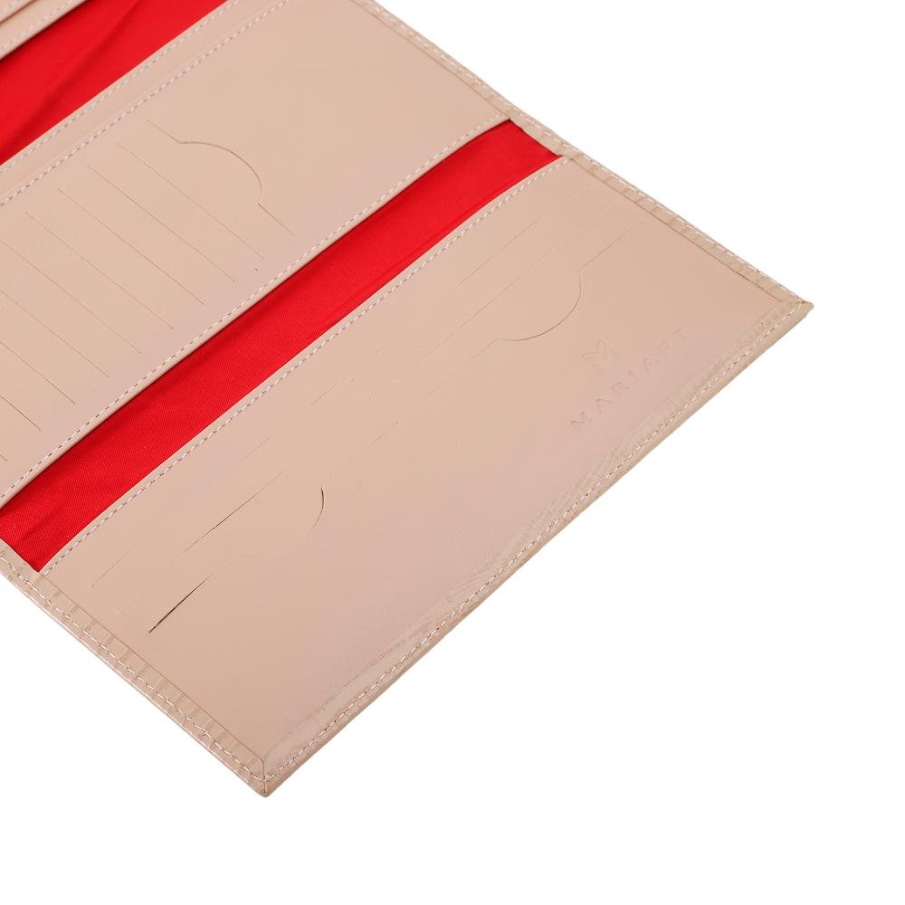 Carteira de Couro Mariart 270 Rosa 3