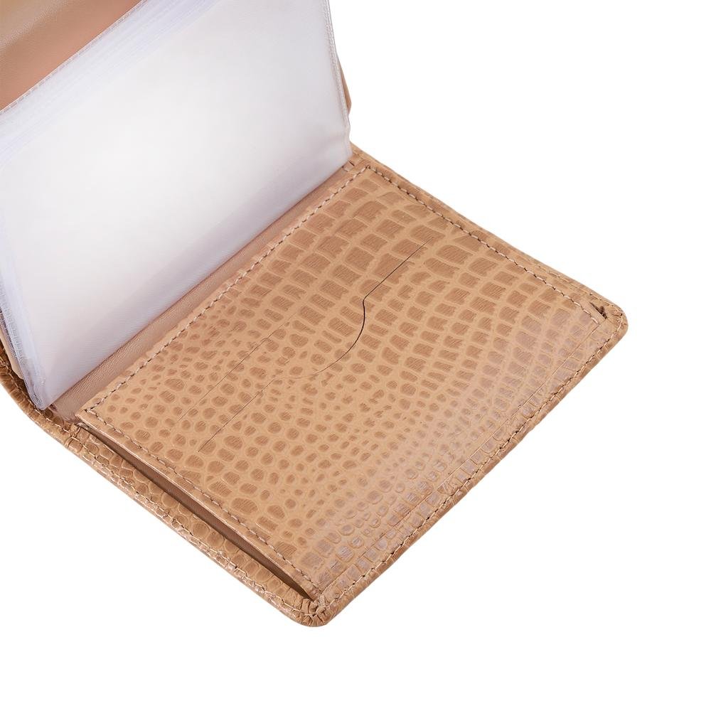 Carteira de Couro Mariart 304 Bege 4