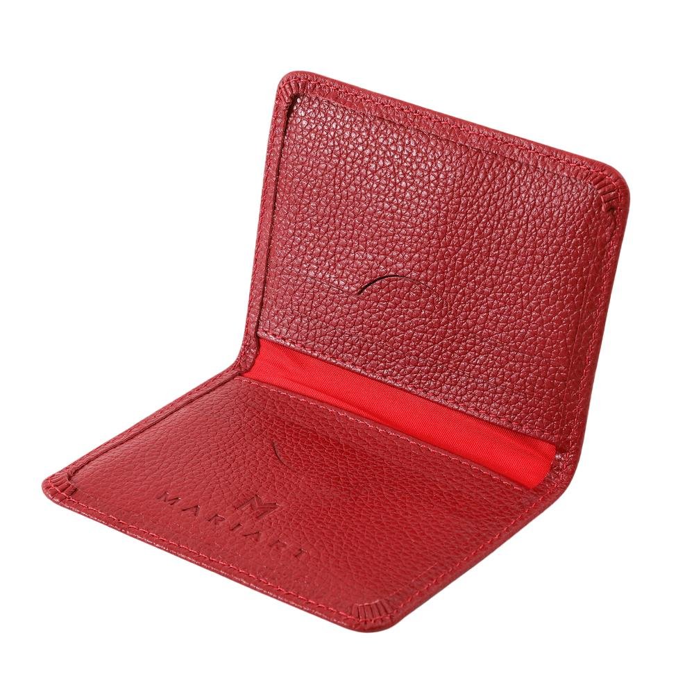 Carteira de Couro Mariart 554C Cores Vermelho 2