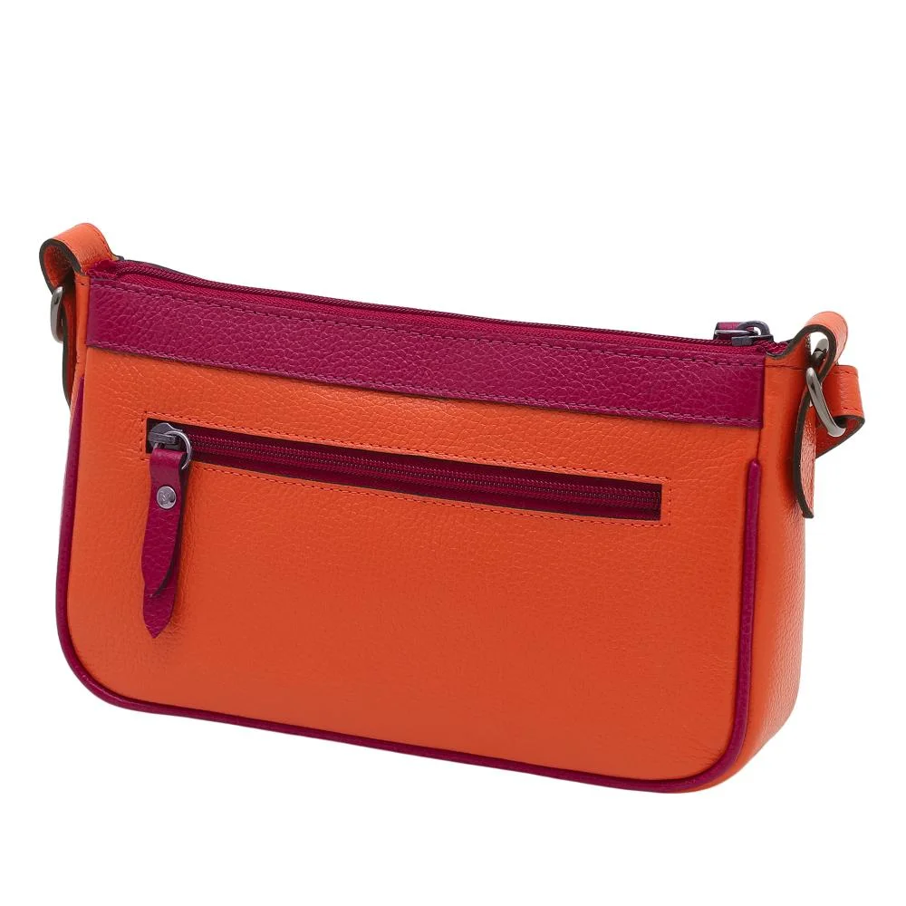 Bolsa de Couro Mariart Maragogi Laranja 3