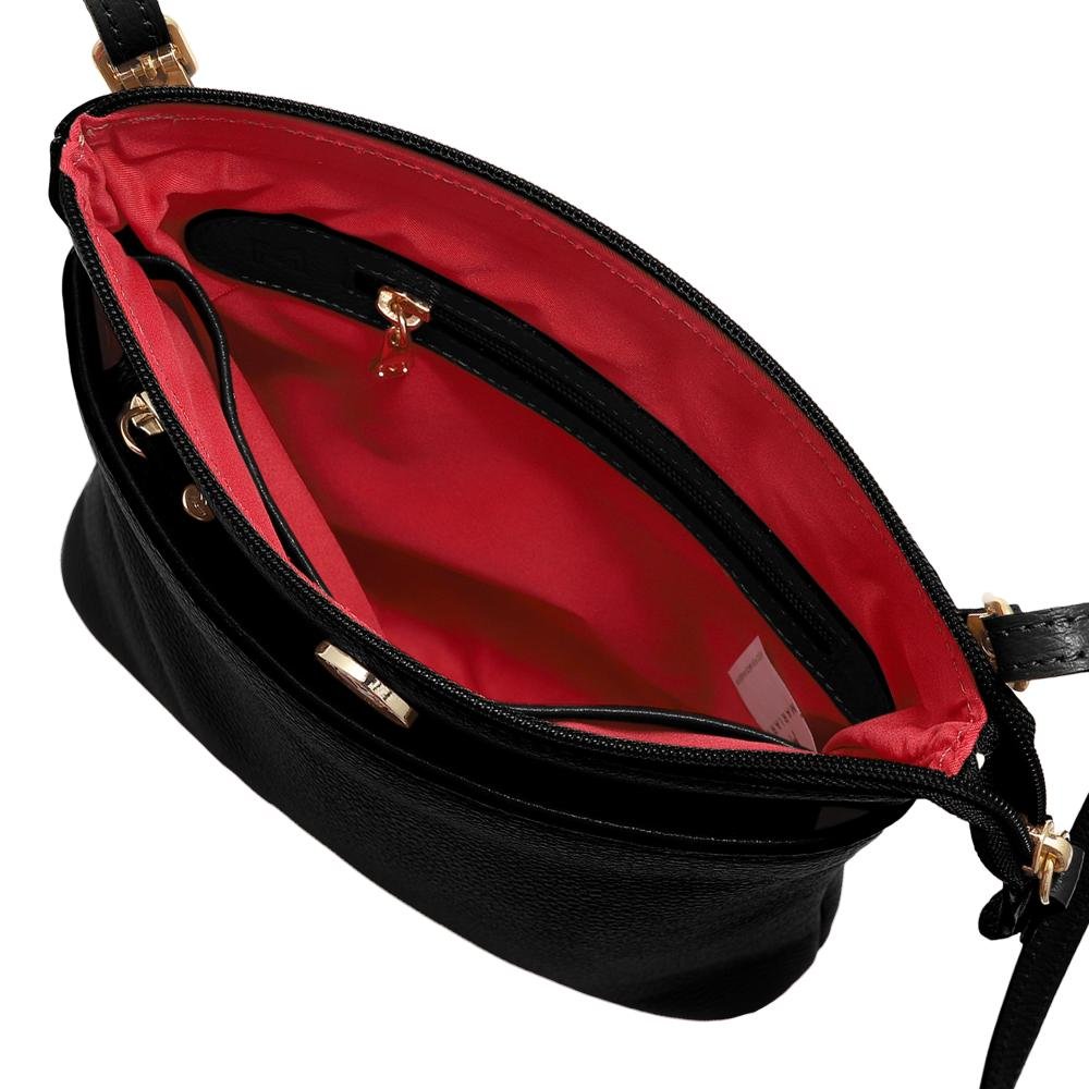 Bolsa de Couro Mariart Itacaré Preto 2