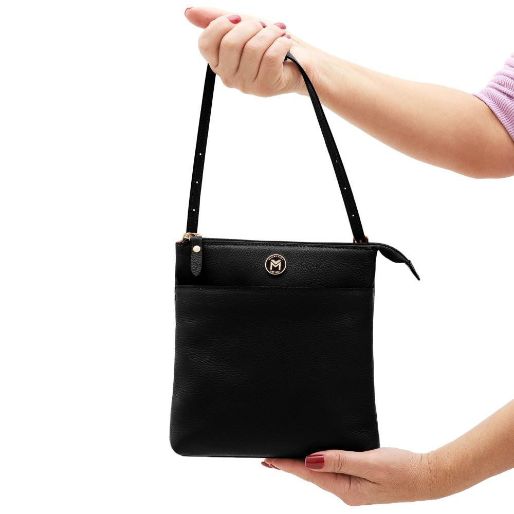 Bolsa de Couro Mariart Itacaré Preto 5