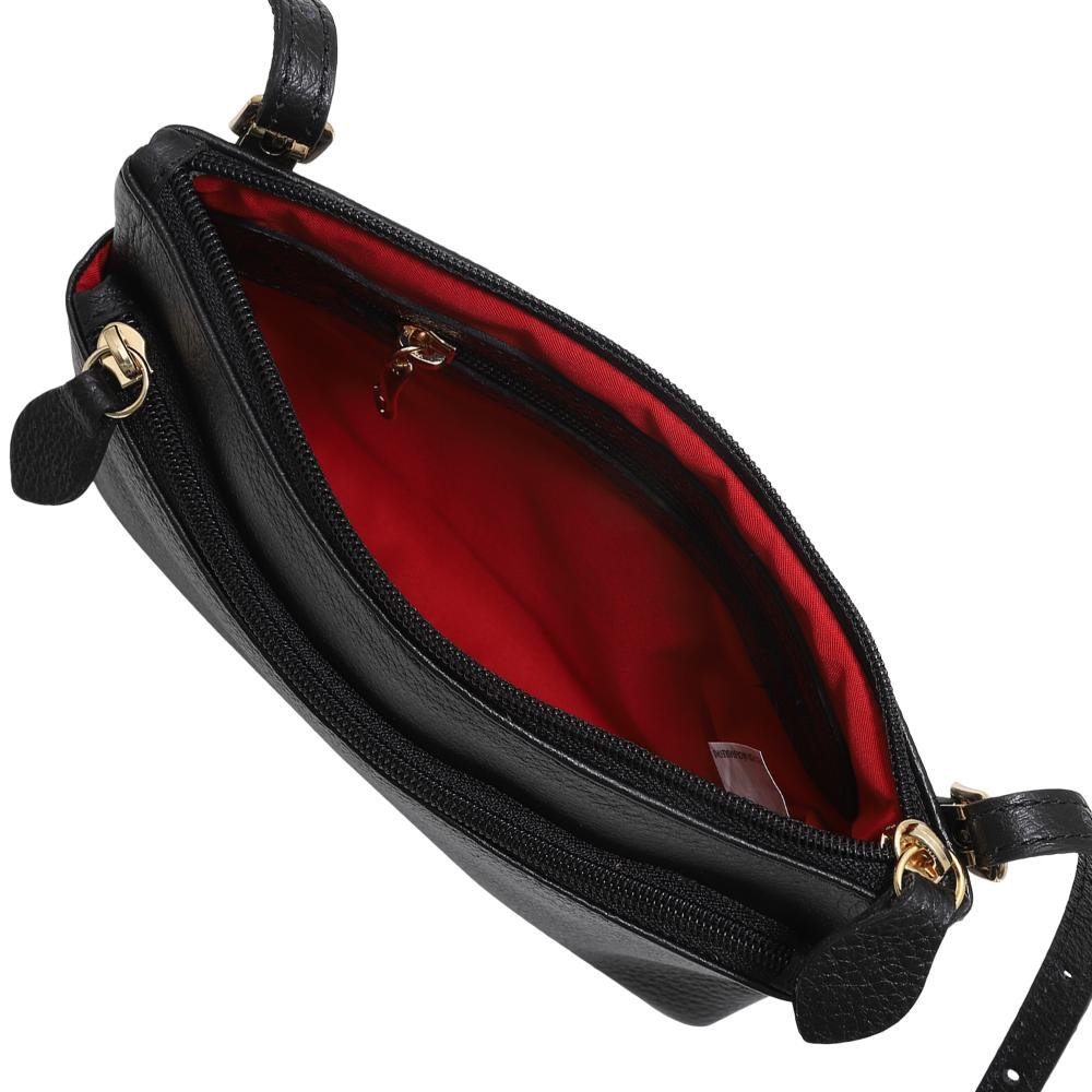 Kit Bolsa e Carteira de Couro Mariart Ágata + 674 Preto 3