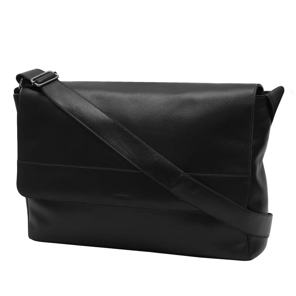 Bolsa de Couro Couro50 Eucalipto Preto 5