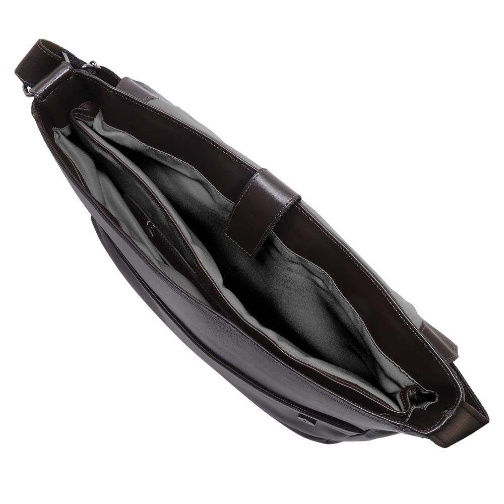 Bolsa de Couro Couro50 Eucalipto Preto 8