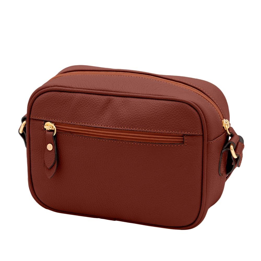 Bolsa de Couro Mariart Gardênia Marrom 3