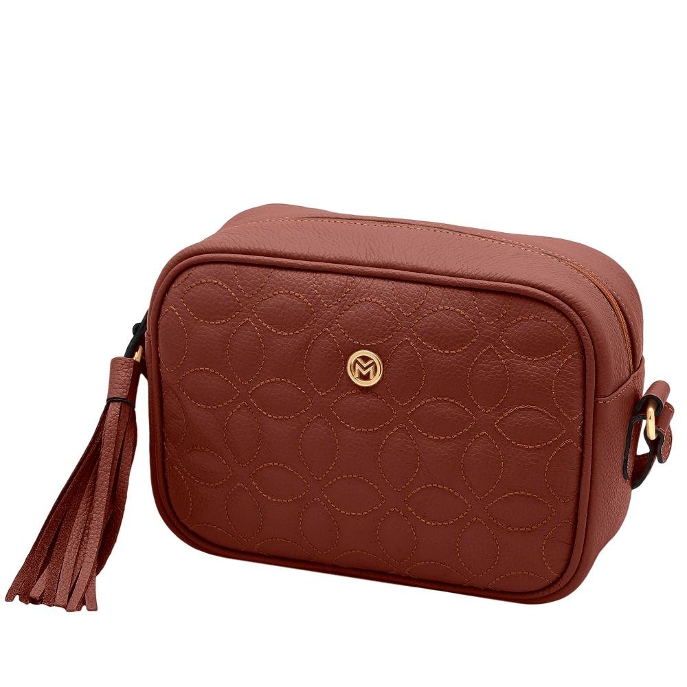 Bolsa de Couro Mariart Gardênia Marrom 4