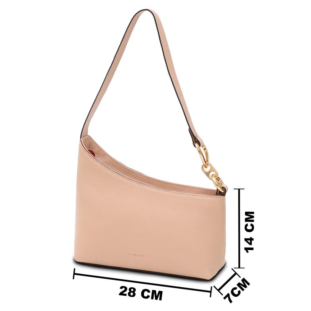 Bolsa de Couro Mariart Lírio Marrom 15