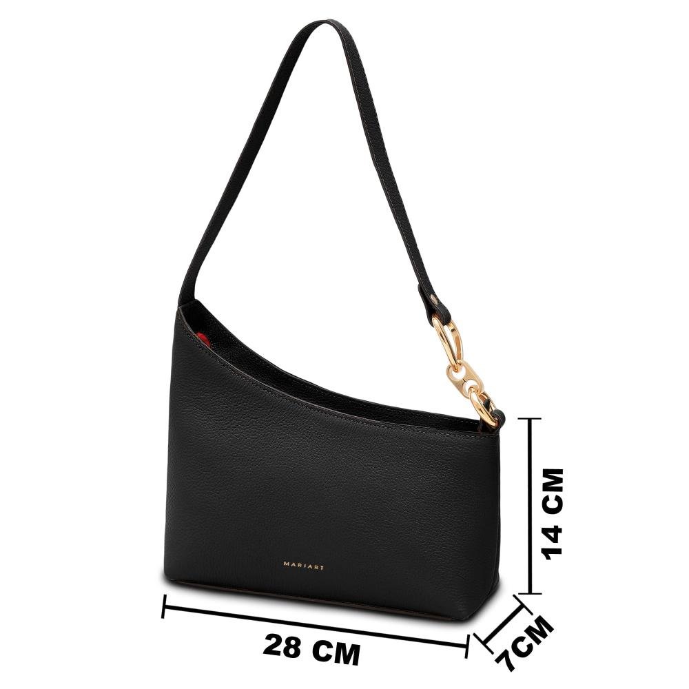 Bolsa de Couro Mariart Lírio Marrom 24