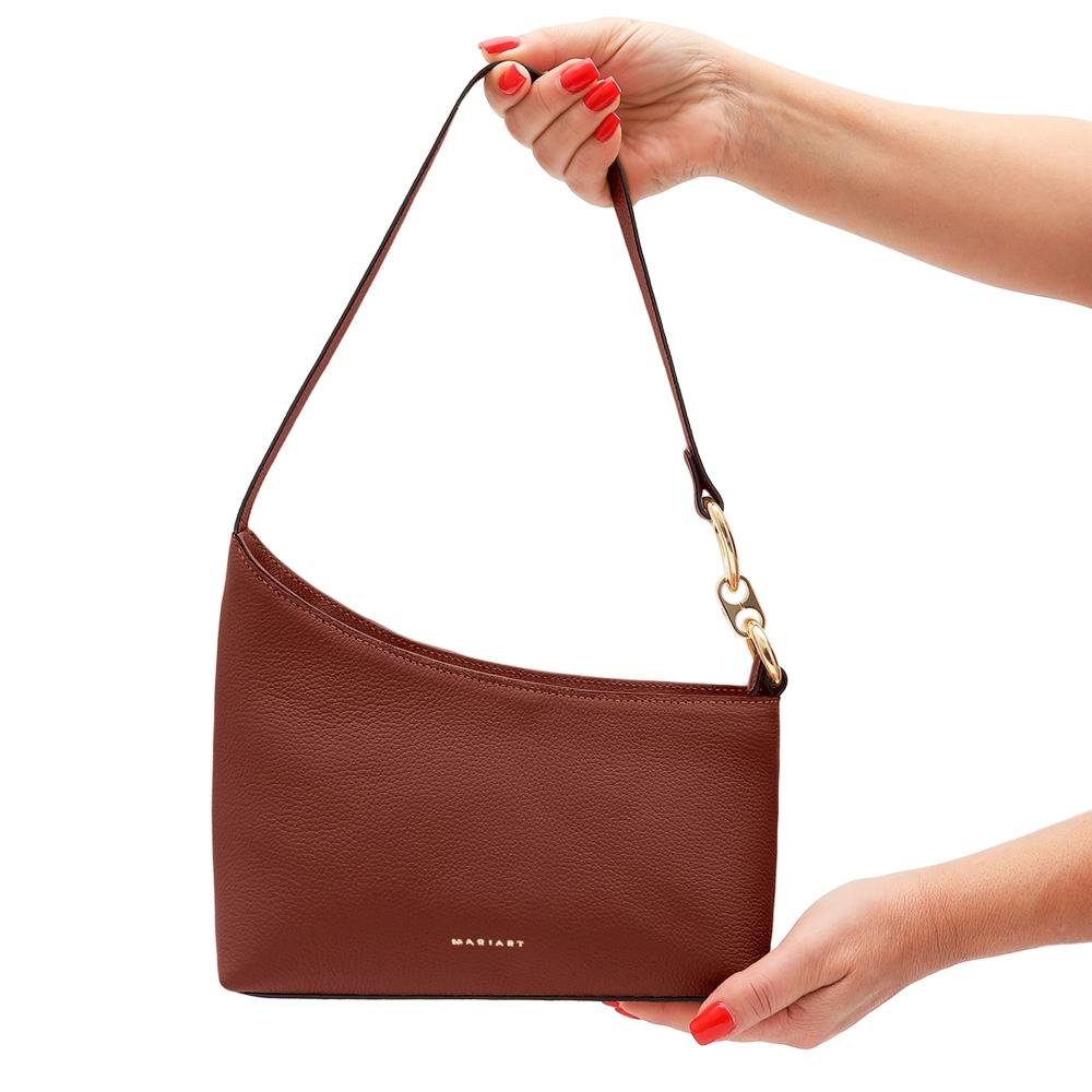 Bolsa de Couro Mariart Lírio Marrom 27