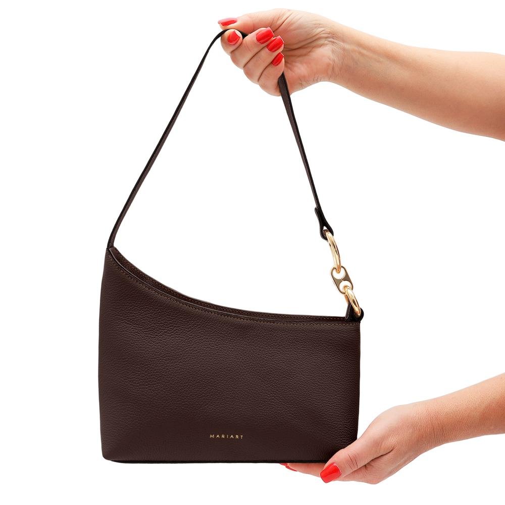 Bolsa de Couro Mariart Lírio Marrom 35