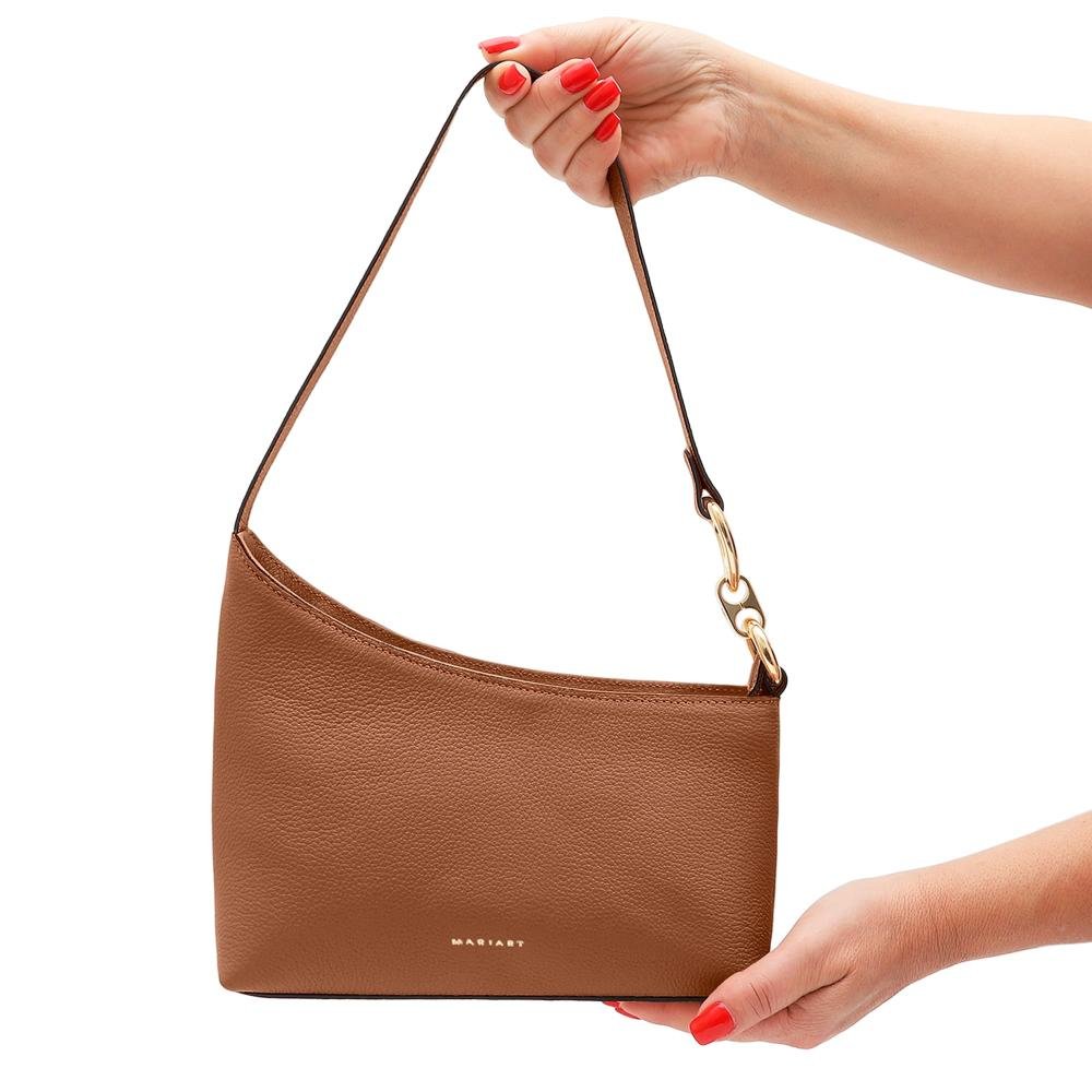 Bolsa de Couro Mariart Lírio Marrom 8