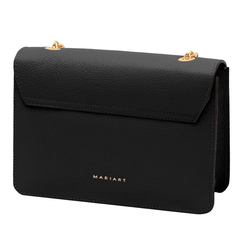 Bolsa de Couro Mariart Margarida Preto 3