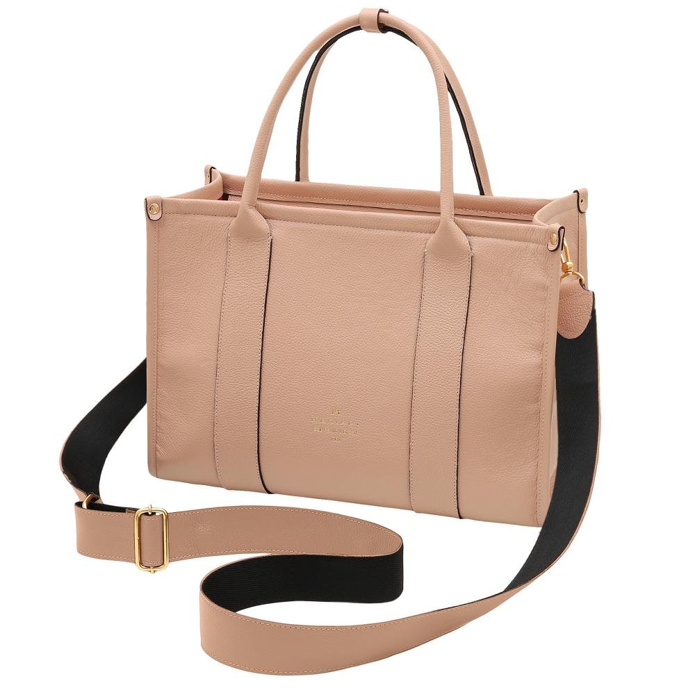 Bolsa de Couro Mariart Maxi Acácia Bege 1