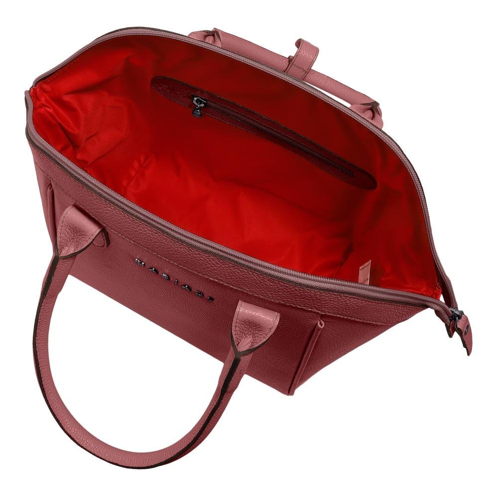 Bolsa de Couro Mariart Mini Petúnia Rosa 2