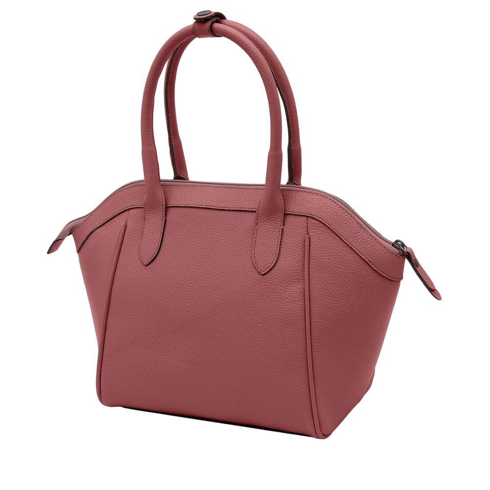Bolsa de Couro Mariart Mini Petúnia Rosa 3