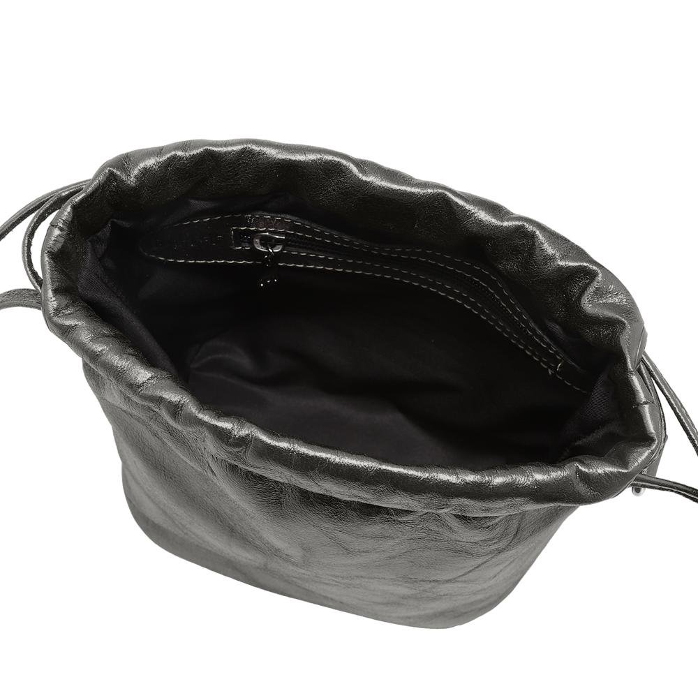 Bolsa de Couro Mariart Mini Cravo Carbono 2