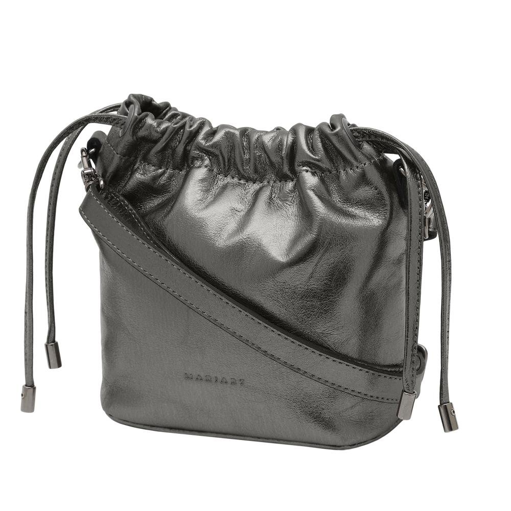 Bolsa de Couro Mariart Mini Cravo Carbono 4