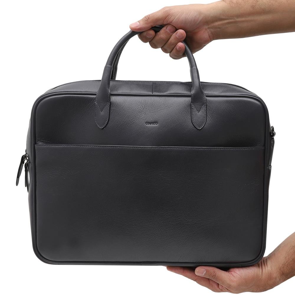 Bolsa de Couro Masculina Couro50 Cajá Marinho 6