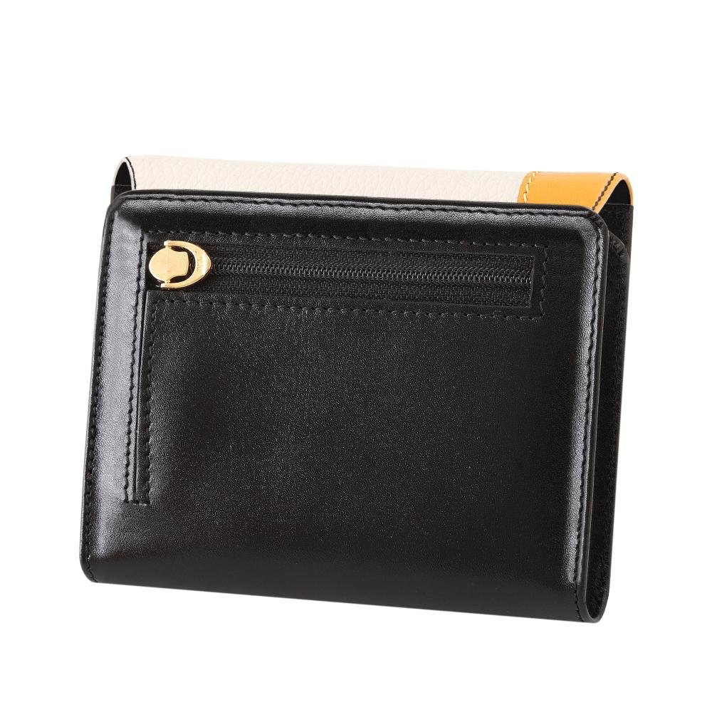 Carteira de Couro Mariart 551N Off White/Gold/Preta 2