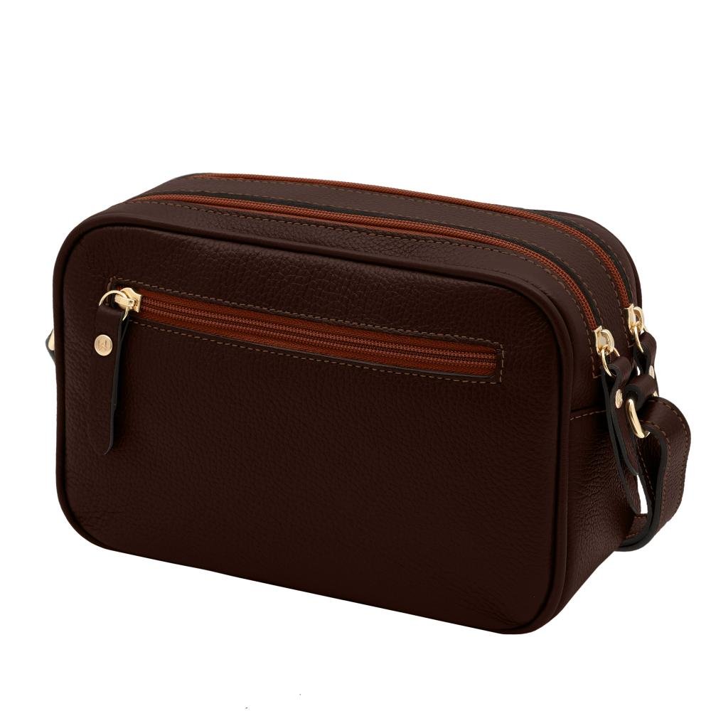 Bolsa de Couro Mariart Cajuína Chocolate 4