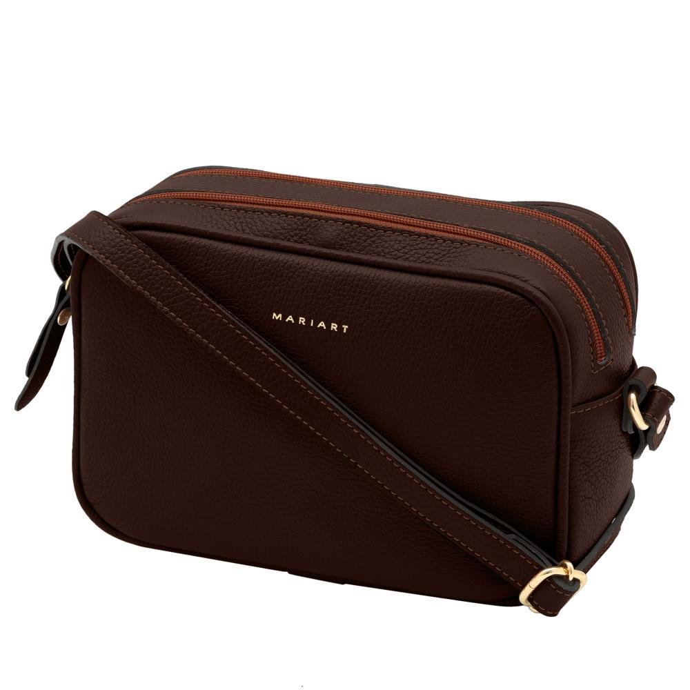 Bolsa de Couro Mariart Cajuína Chocolate 5